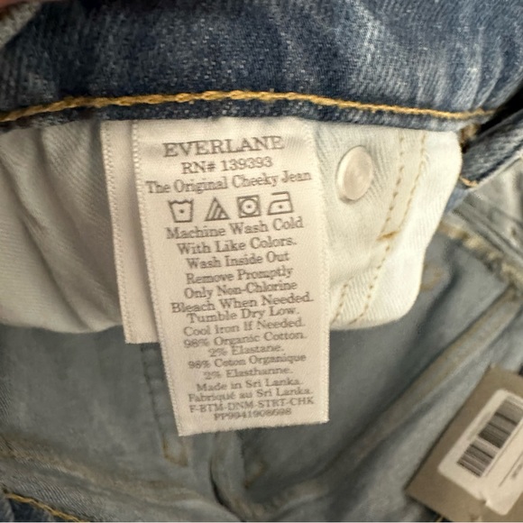 Everlane The Original’90s Cheeky High Rise Straight Leg Crop Jean Size 29 - Picture 11 of 14